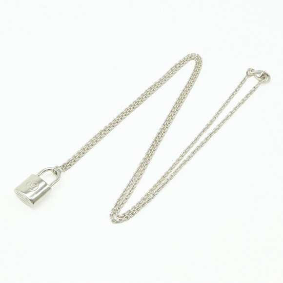 Louis Vuitton Lockit Silver Silver necklace - Picture 1 of 7